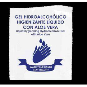 300 sobres Gel monodosis hidroalcohólico Aloe Vera 4 ml