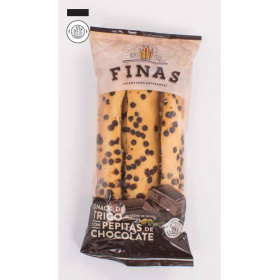 Caja rosquilletas de trigo con chocolate callebaut. Snack IFS Cert